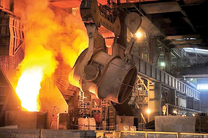 رشد تولید فولاد دنیا
