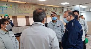 بازدید مدیرعامل فولاد خوزستان از بخش مواد اولیه