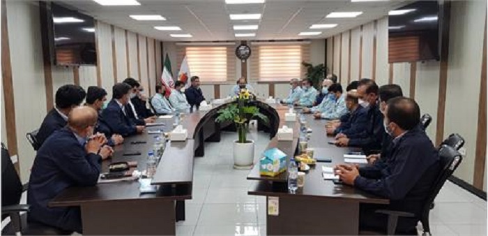 بازدید مدیرعامل شرکت فولاد خوزستان و هیات همراه از شرکت ایده‌پردازان صنعت فولاد