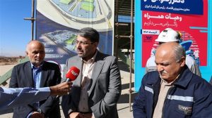 معاون وزیر اقتصاد و رئیس‌کل گمرکات جمهوری اسلامی ایران در بازدید از پروژه گمرک اختصاصی فولاد مبارکه