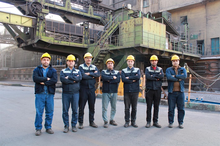 راه‌اندازی سیستم موقعیت‌یاب ماشین‌آلات در باتری یك ذوب آهن اصفهان